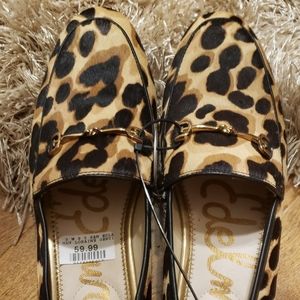 Brand NEW Sam Edelman 8.5M Leopard - Real Fur Dyed Cow Hair